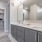 Luxe Bathroom Featuring Spacious Closet